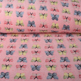 Coral Fleece Butterflies Pink Coral Fleece Butterflies Pink