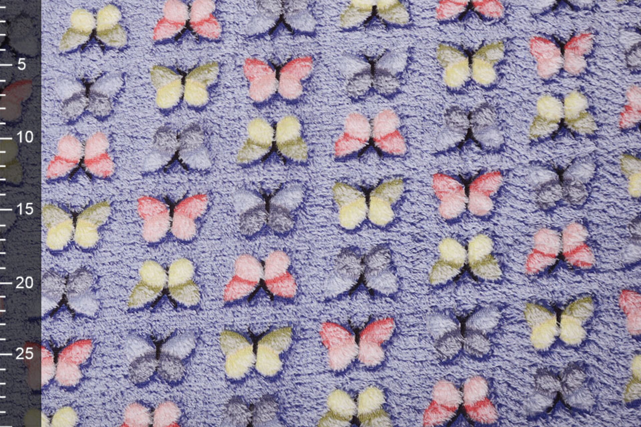 Coral Fleece Schmetterlinge Kobaltblau Coral Fleece Schmetterlinge Kobaltblau