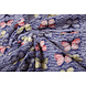 Pile Corallo Farfalle Blu Cobalto Pile Corallo Farfalle Blu Cobalto