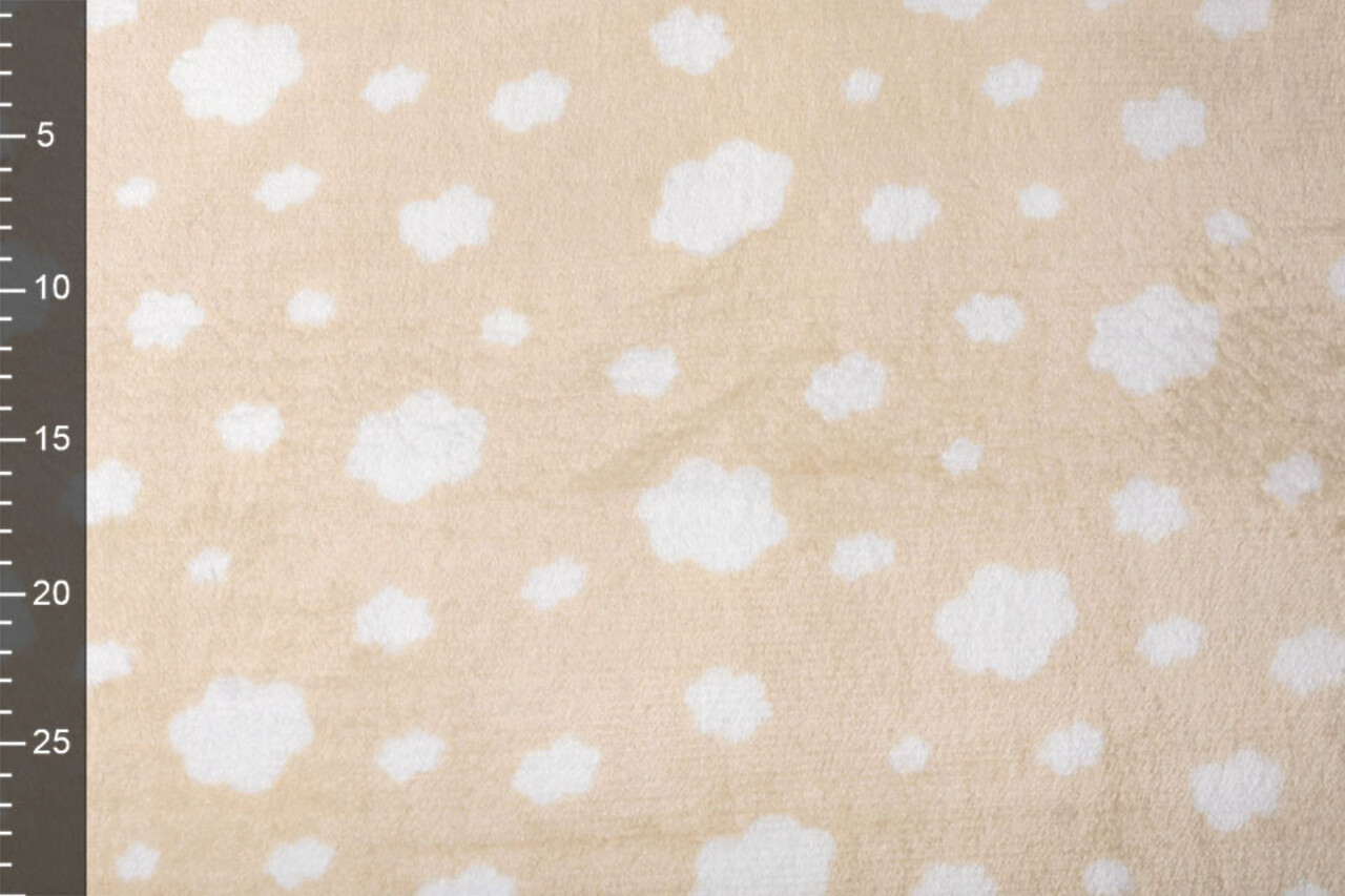Coral Fleece Clouds Light Peach
