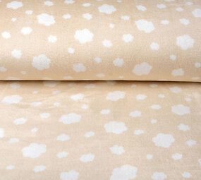 Coral Fleece Clouds Light Peach