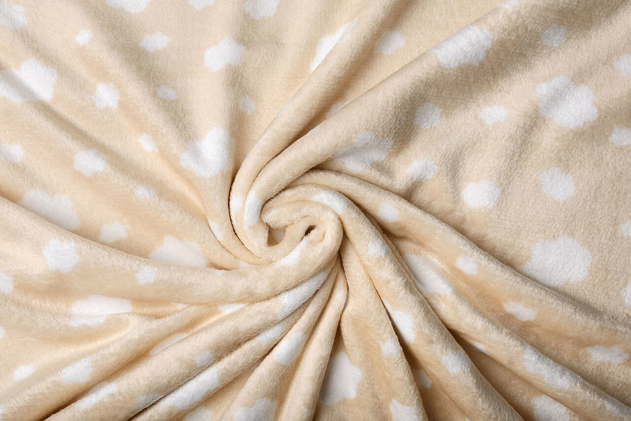 Coral Fleece Clouds Light Peach Coral Fleece Clouds Light Peach