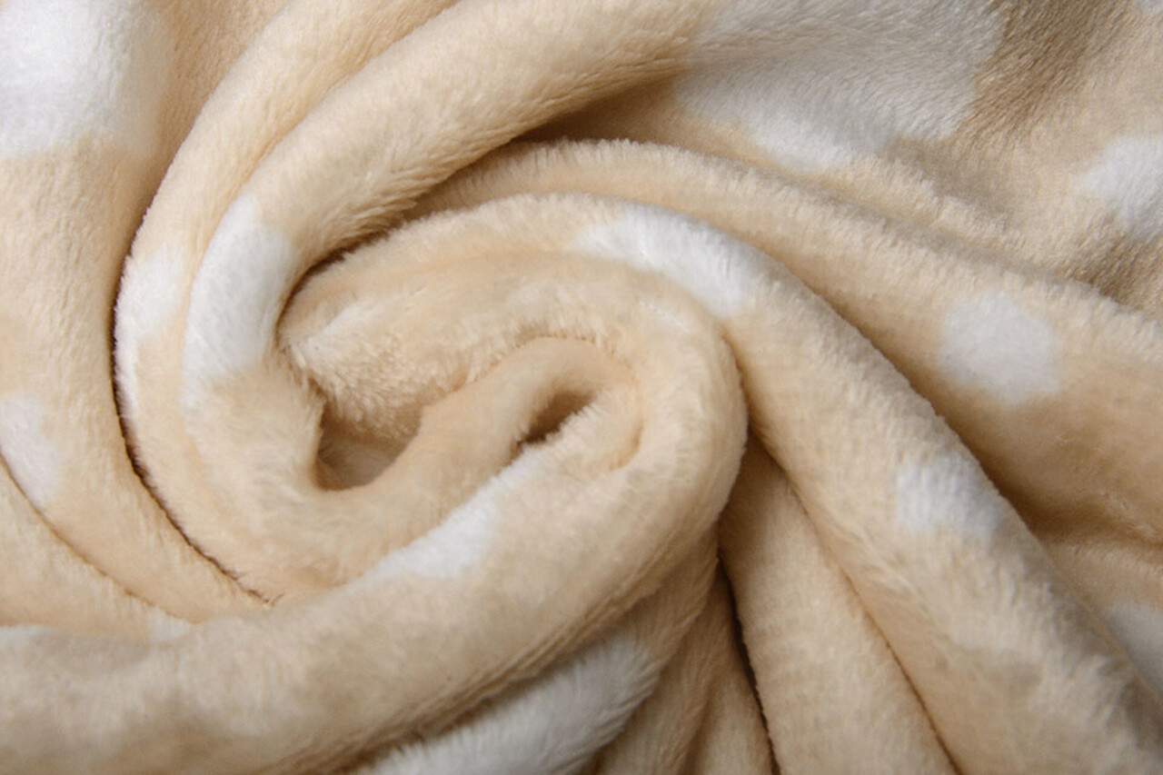 Coral Fleece Wolken Licht Perzik