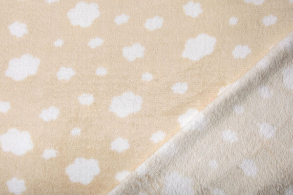 Coral Fleece Wolken Licht Perzik