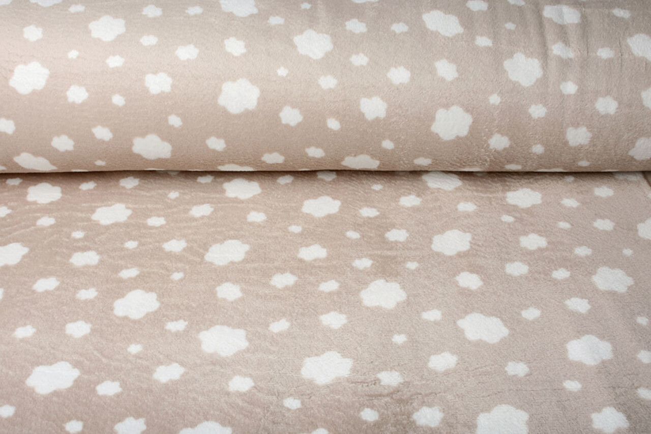 Coral Fleece Clouds Powder Pink