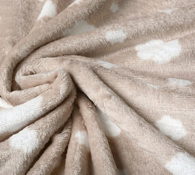 Coral Fleece Clouds Powder Pink