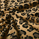 Coral Fleece Leopard Mocha Brown