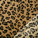 Coral Fleece Leopard Mokka Braun