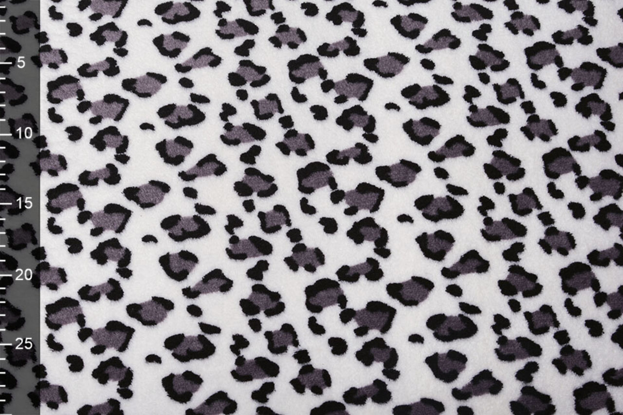 Coral Fleece Panter Off White