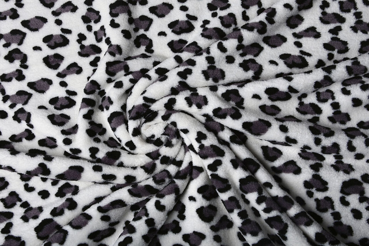 Coral Fleece Panter Off White