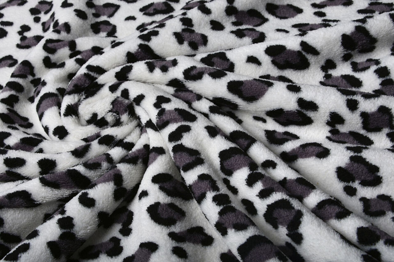 Coral Fleece Panter Off White