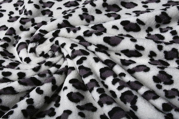 Coral Fleece Panter Off White