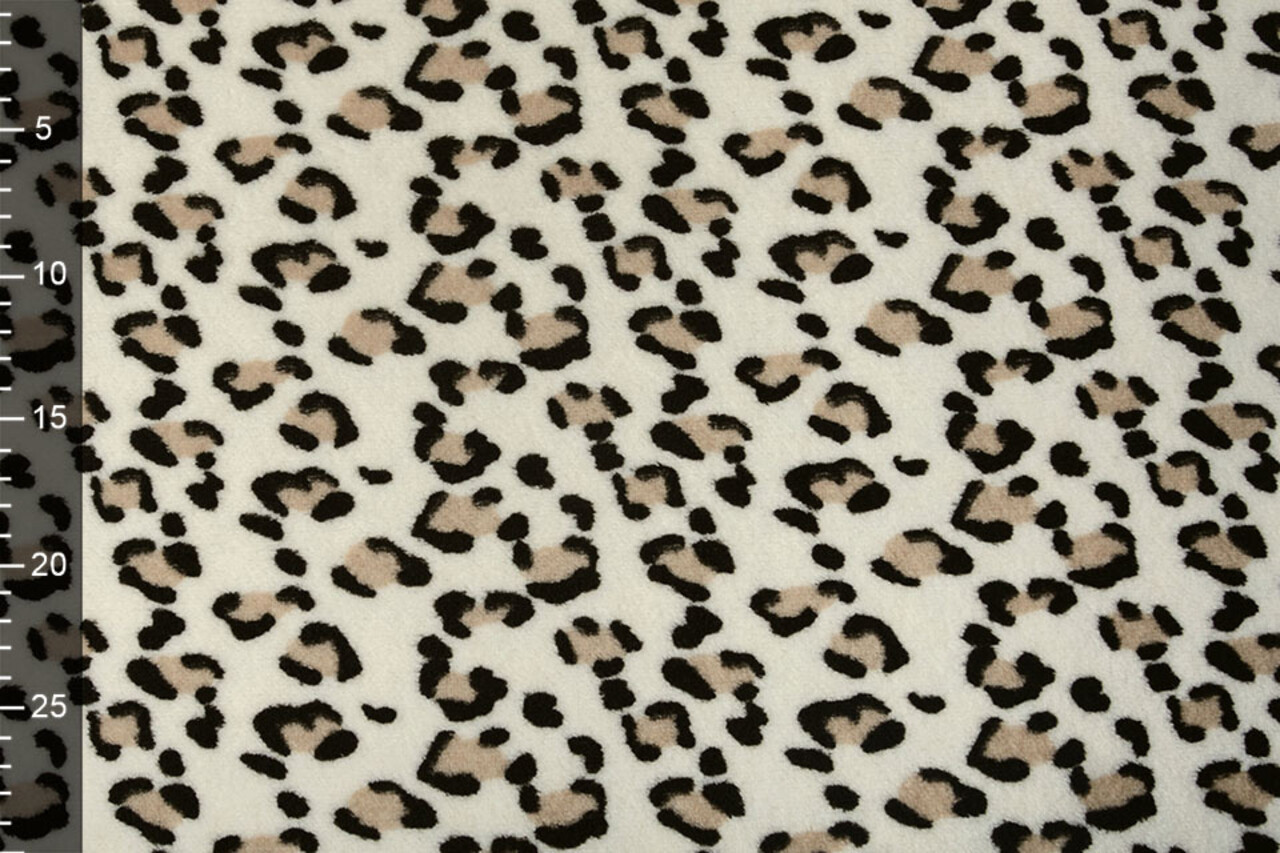 Coral Fleece Panther Creme Coral Fleece Panther Creme