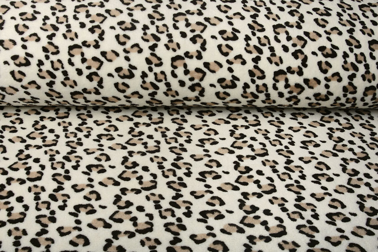 Coral Fleece Panter Creme Coral Fleece Panter Creme