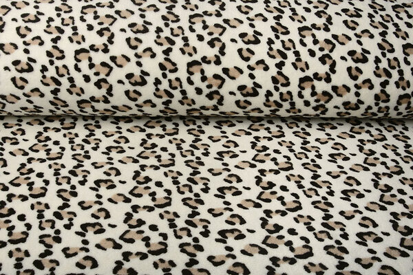 Coral Fleece Panter Creme Coral Fleece Panter Creme