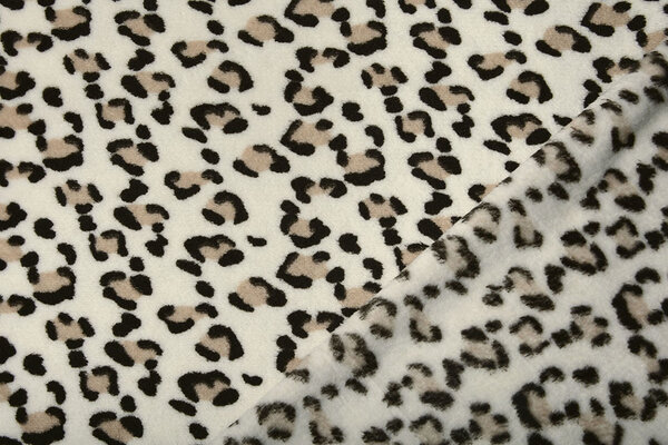 Coral Fleece Panter Creme Coral Fleece Panter Creme