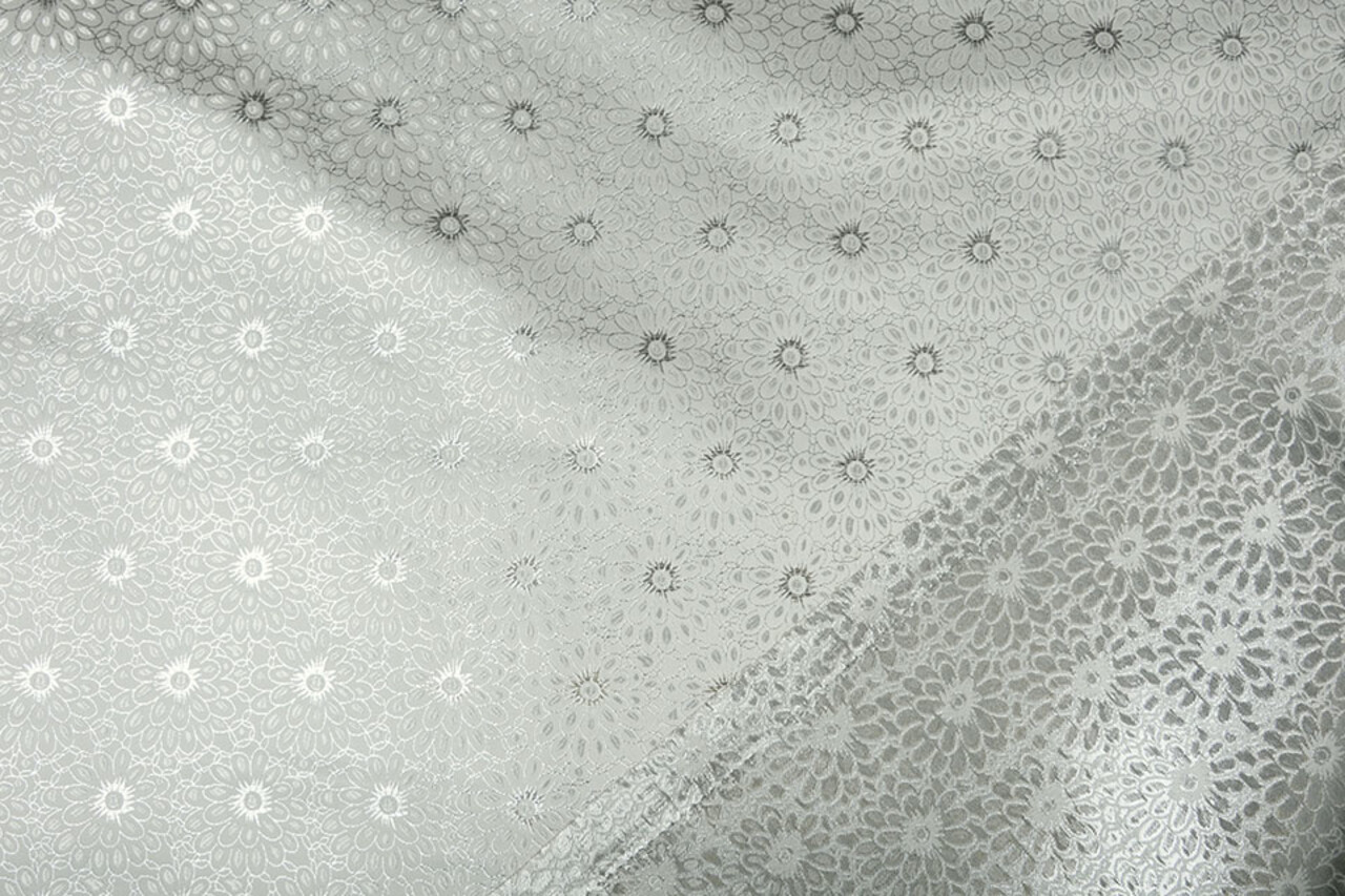 Brokaat Bloem Rosie Zilver Brokaat Bloem Rosie Zilver