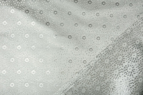 Brokaat Bloem Rosie Zilver Brokaat Bloem Rosie Zilver