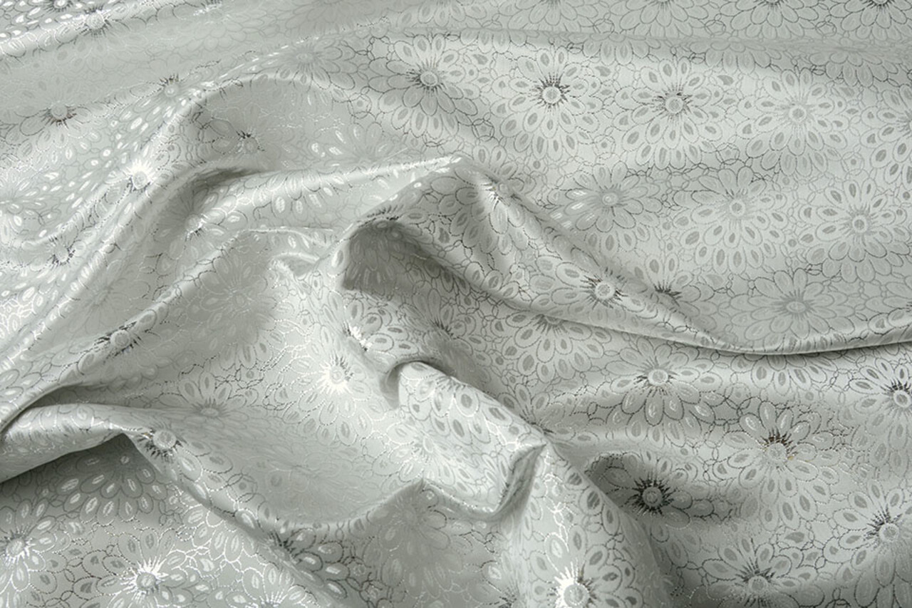 Brokaat Bloem Rosie Zilver Brokaat Bloem Rosie Zilver