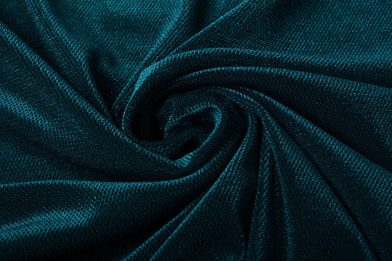 Velours Fine Gauze Petrol Velours Fine Gauze Petrol
