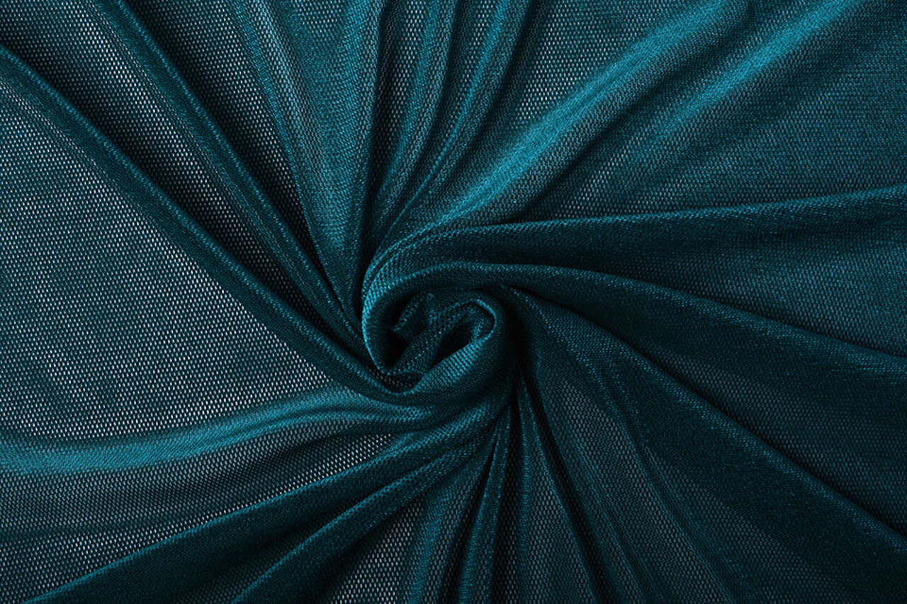Velours Fine Gauze Petrol Velours Fine Gauze Petrol