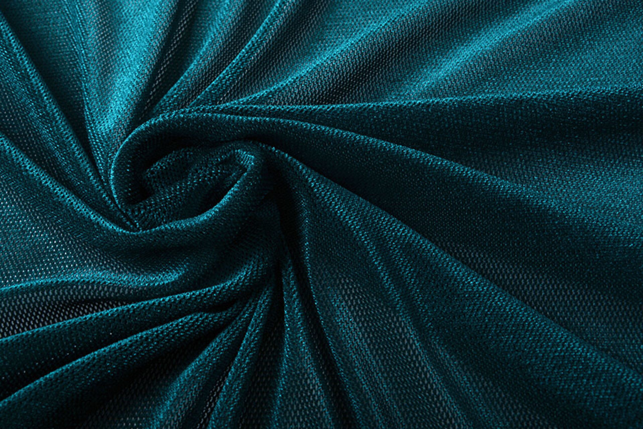 Velours Fine Gauze Petrol Velours Fine Gauze Petrol