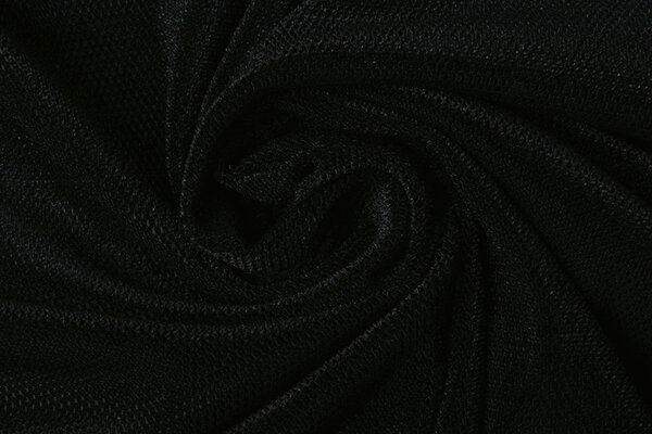 Terciopelo Fina Malla Negro