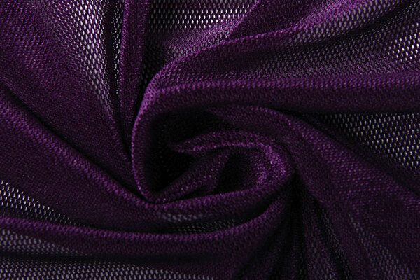Terciopelo Fina Malla Morado
