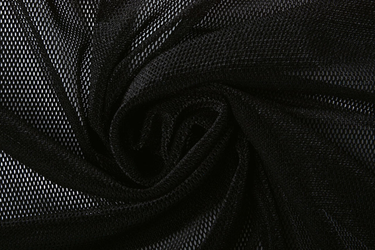 Velours Fine Gauze Black Velours Fine Gauze Black