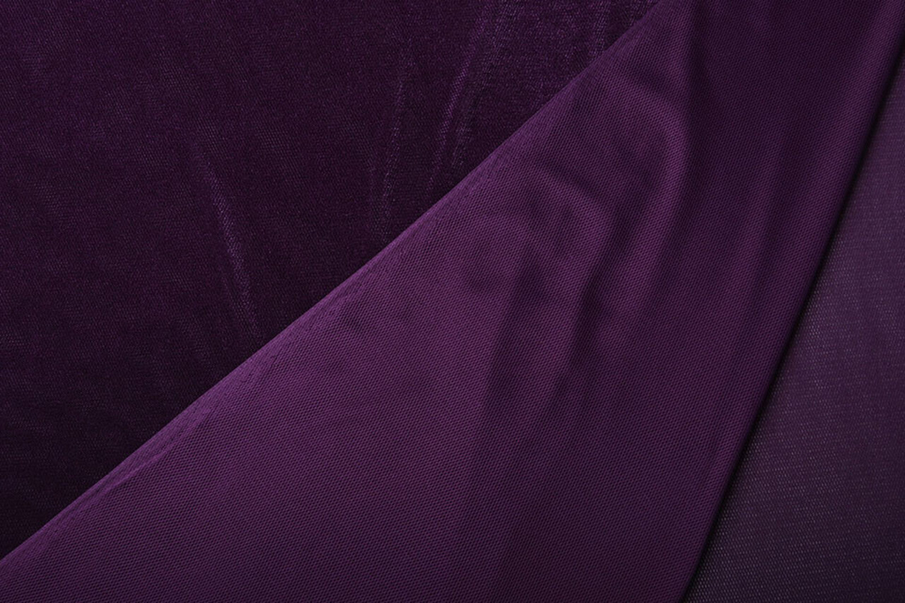 Samt Feiner Gaze Lila Samt Feiner Gaze Lila