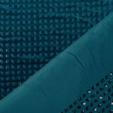 Velours Mazen Ruit Petrol Velours Mazen Ruit Petrol