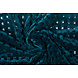 Velours Mazen Carreaux Pétrole Velours Mazen Carreaux Pétrole