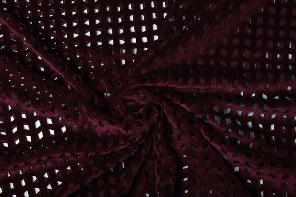Velours Mazen Ruit Bordeaux