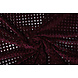 Velours Mazen Carreaux Bordeaux Velours Mazen Carreaux Bordeaux