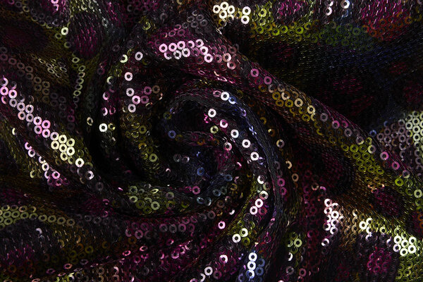 Sequins Rainbow on Jersey