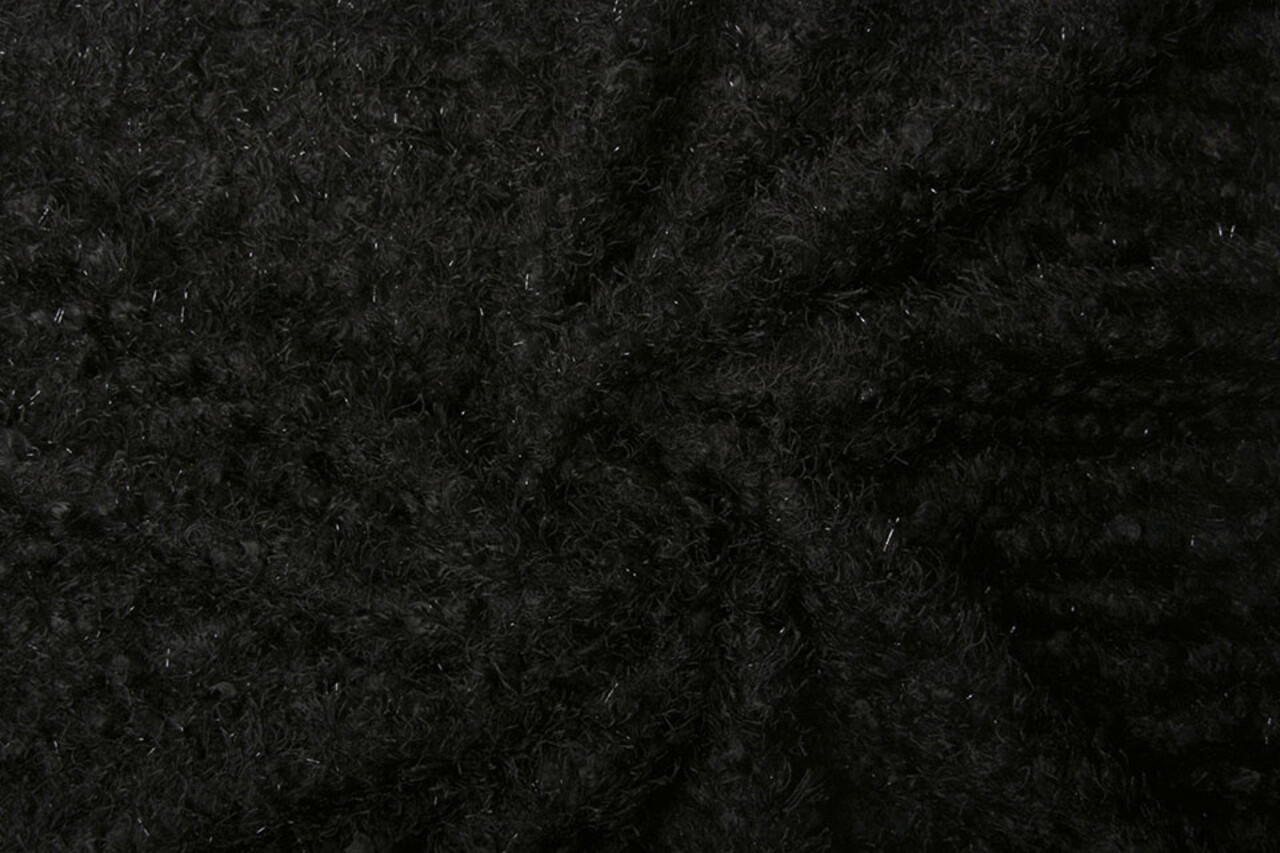 Fancy Bouclé Glitter Black