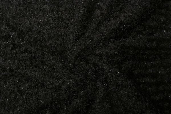 Fancy Bouclé Purpurina Negro