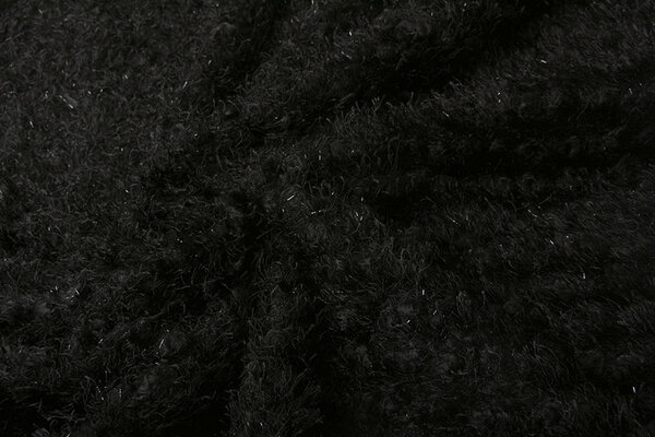 Fancy Bouclé Glitter Black