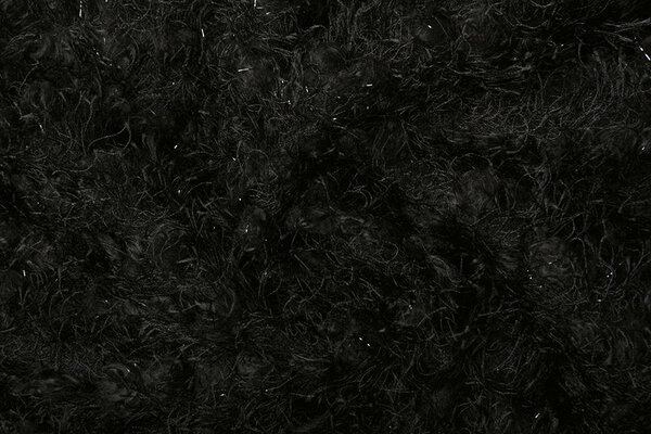Fancy Bouclé Purpurina Negro