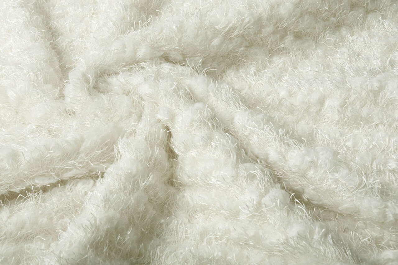 Fancy Bouclé Glitter Off White Fancy Bouclé Glitter Off White