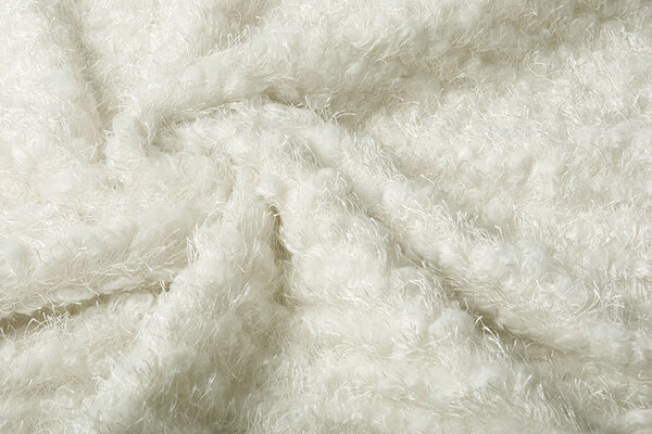 Fancy Bouclé Paillettes Blanc Cassé Fancy Bouclé Paillettes Blanc Cassé