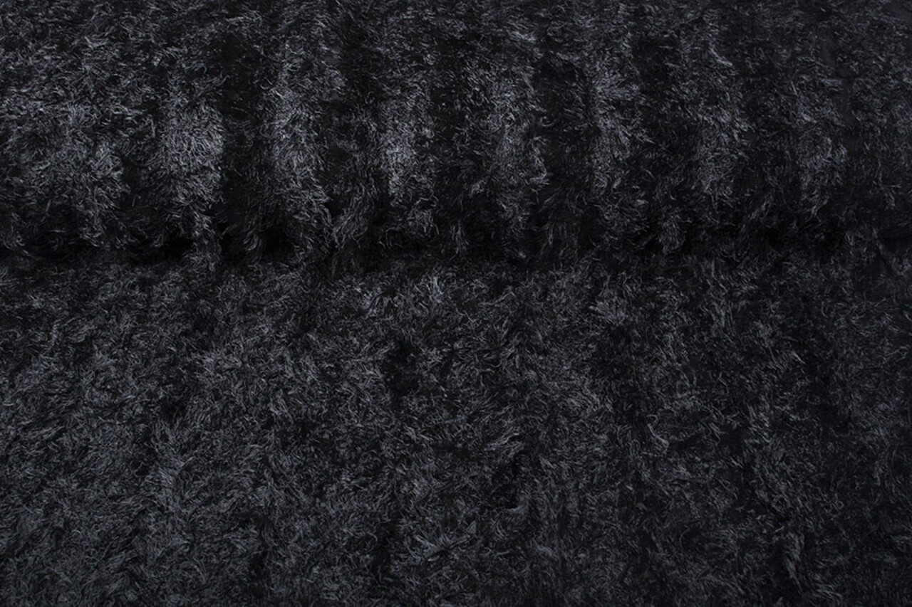 Fine Tulle 3D Stripes Black Fine Tulle 3D Stripes Black