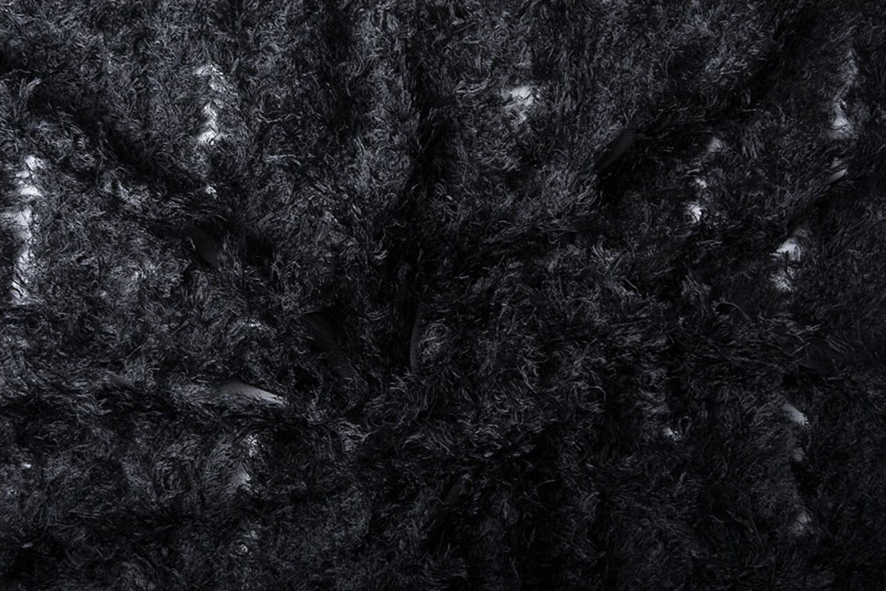 Fina Tul 3D Rayas Negro Fina Tul 3D Rayas Negro