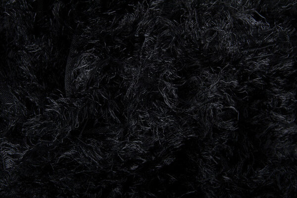 Fine Tulle 3D Righe Nero