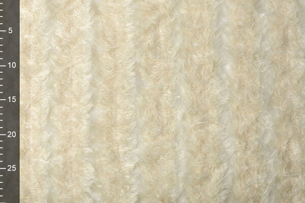 Feiner Tüll 3D Streifen Creme