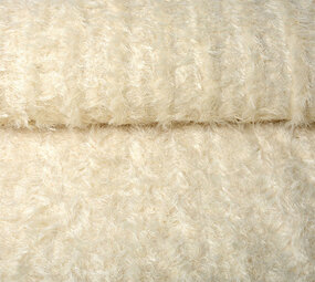 Feiner Tüll 3D Streifen Creme