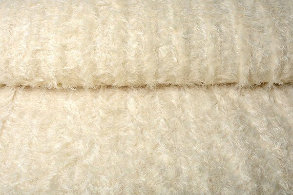 Feiner Tüll 3D Streifen Creme