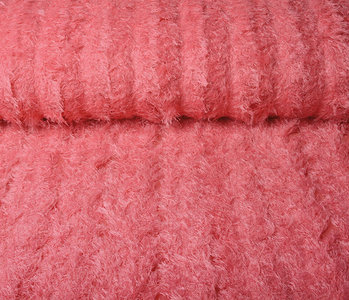 Fine Tulle 3D Stripes Pink