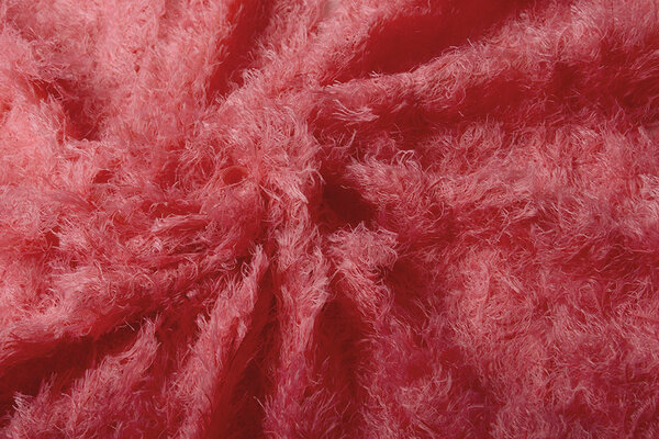 Fine Tulle 3D Righe Rosa