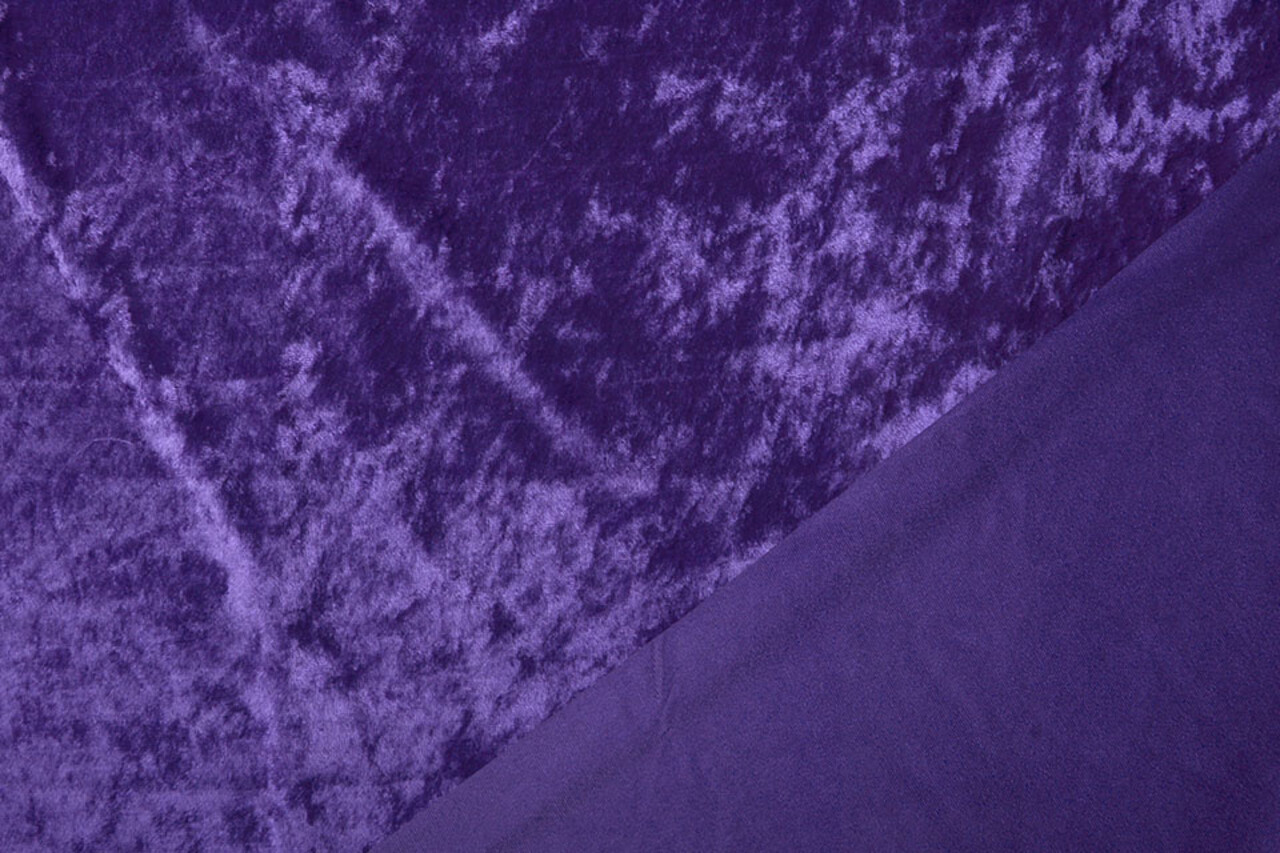 Velours de Panne Lilas Violet Velours de Panne Lilas Violet